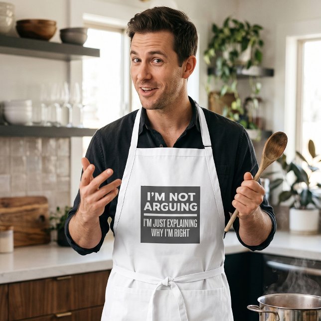 I'm Not Arguing Explaining Why I'm Right Standard Apron (Creator Uploaded)