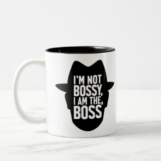I'm Not Bossy, I Am The Boss Two-Tone Coffee Mug