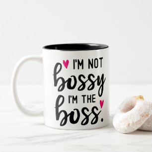 I'm not bossy Two-Tone coffee mug