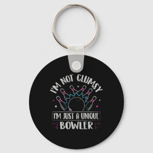 I'm Not Clumsy - I'm Just A Unique Bowler Keychain