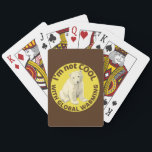 I'M NOT COOL WITH GLOBAL WARMING save the planet   Playing Cards<br><div class="desc">show your support for the planet and the animals with this "cool" design !</div>