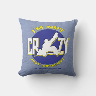 I'm Not Crazy Hockey Goalie Customizable Pillow