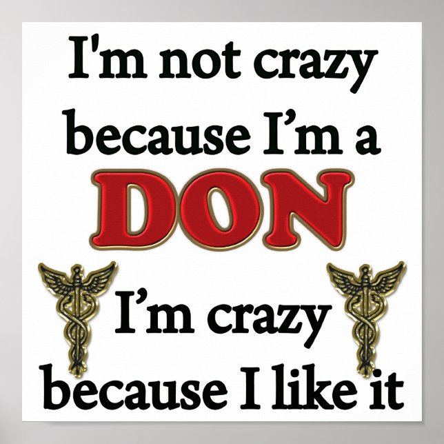 I'm Not Crazy Poster (Front)