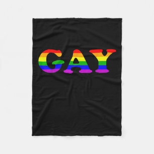 I'm Not Gay But My Boyfriend Is Funny Quotes Lgbt Fleece Blanket