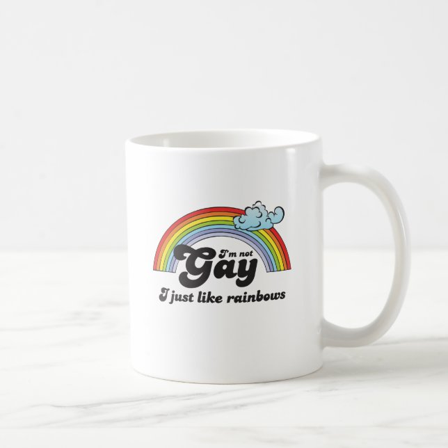 Im not Gay dark Coffee Mug (Right)