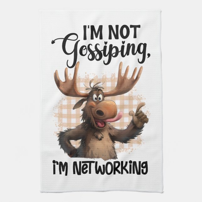 I'm not Gossiping Kitchen Towel (Vertical)