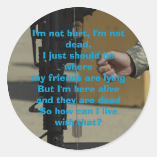 I'm not hurt, I'm not dead,I just ... Classic Round Sticker