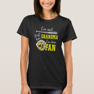 Im Not Just Her Grandma Im Her 1 Fan Proud Softbal T-Shirt