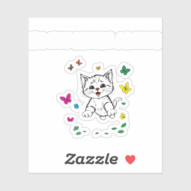 I'm Not Kitten Around - Cute & Playful graphic (Sheet)