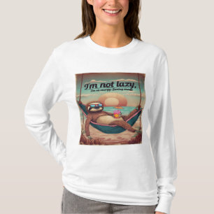 I'm Not Lazy, I'm On Energy Saving Mode Graphic T-Shirt