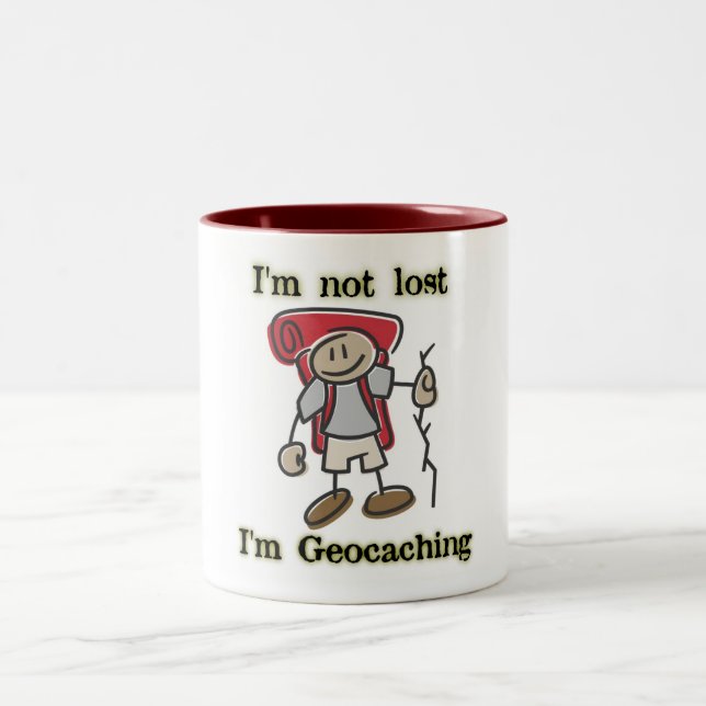I'm Not Lost I'm Geocaching Cool Coffee Mug (Center)
