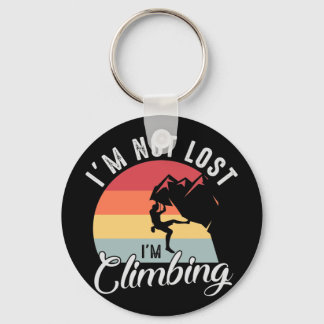 I'm Not Lost I'm just Climbing Mouse Pad Keychain