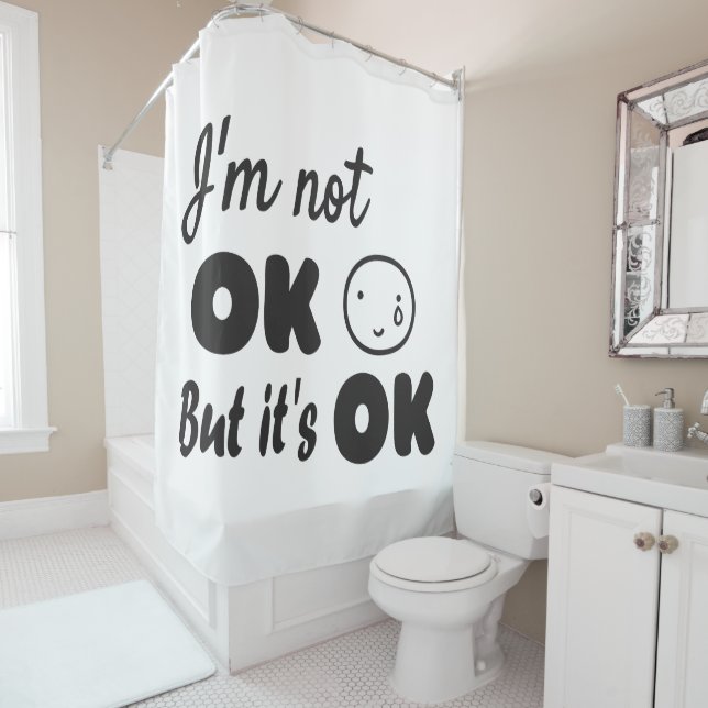 I'm not ok but it's ok invitation hoodie baby T-Sh (In Situ)