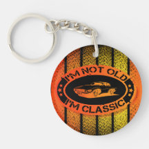 I'm not old Acrylic Keychain