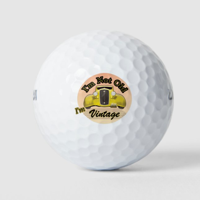 "I'm Not Old"...funny Golf Balls (Front)