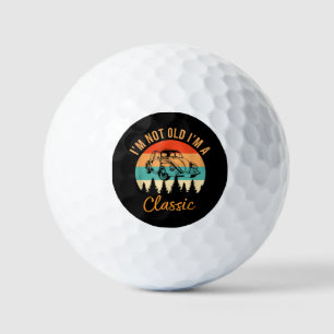 I'm Not Old I'm Classic Car Retro Vintage Funny Ca Golf Balls