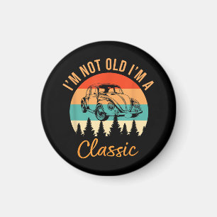 I'm Not Old I'm Classic Car Retro Vintage Funny Ca Magnet