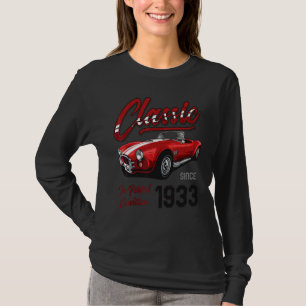 I'm Not Old I'm Classic Car Vintage Born In 1933 1 T-Shirt