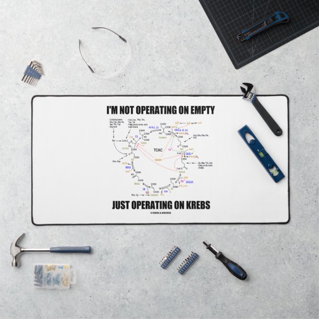 I'm Not Operating On Empty Just Operating On Krebs Desk Mat (Workstation)