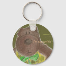I'm not perfect Keychain