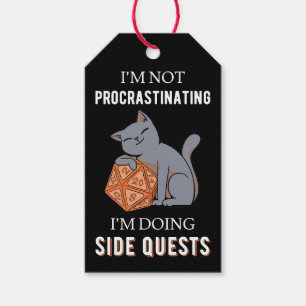 I'm Not Procrastinating I'm Doing Side Quests III Gift Tags