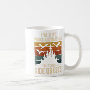 I'm Not Procrastinating I'm Doing Side Quests Retr Coffee Mug