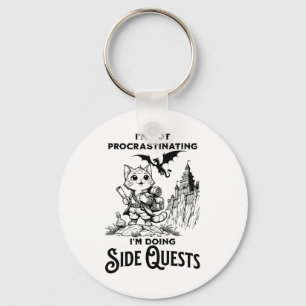 I'm Not Procrastinating I'm Doing Side Quests Rpg  Keychain