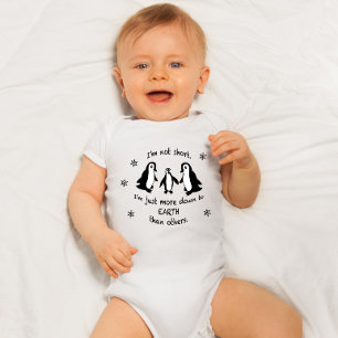I'm not short, just more down to earth baby bodysuit