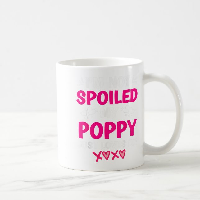 I'm Not Siled My Ppy Just Loves Me Kids Girls Gran Coffee Mug (Right)