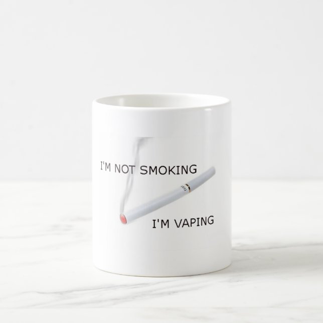 Im not smoking Im vaping Magic Mug (Center)