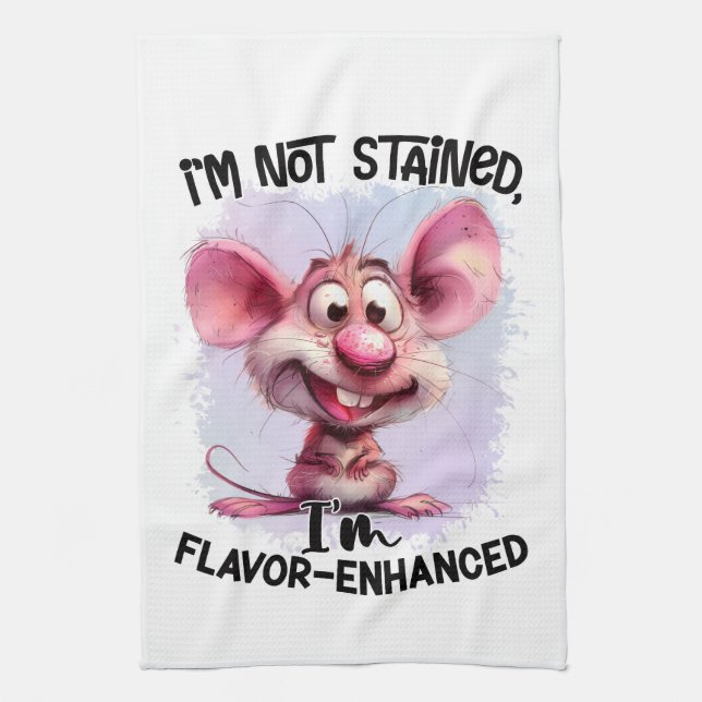 I'm not Stained Kitchen Towel (Vertical)