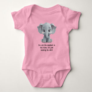 I'm Not the Elephant in the Room Baby Bodysuit