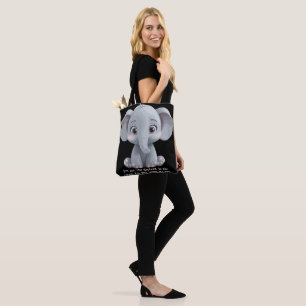 I'm not the elephant in the room tote bag