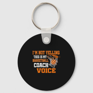 I'm Not Yelling This Is My Sketll Coach Voice Keychain