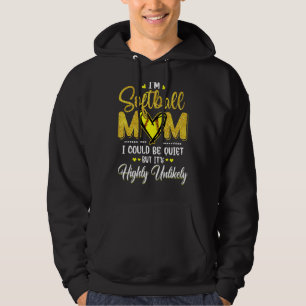 I'm Not Yelling This Is My Softball Mom Voice Soft Hoodie