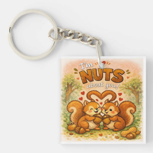 I'm Nuts About You Keychain