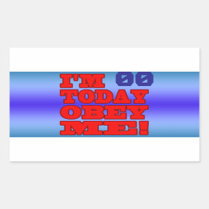 I'm - Obey Me! Funny Customize Birthday Template Sticker