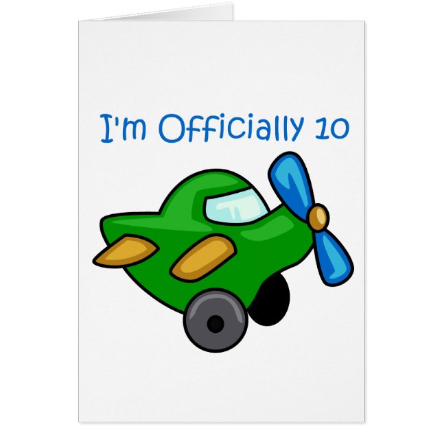 I'm Officially 10, Jet Plane (Front)