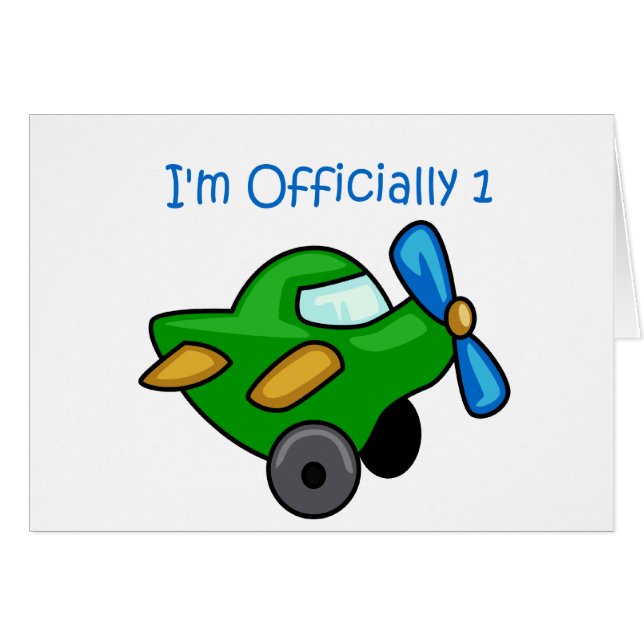 I'm Officially 1, Jet Plane (Front Horizontal)