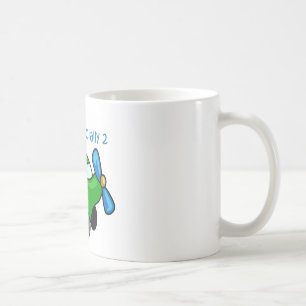 I'm Officially 2, Jet Plane Coffee Mug