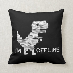 I'm offline. You're offline, not the Internet, Throw Pillow