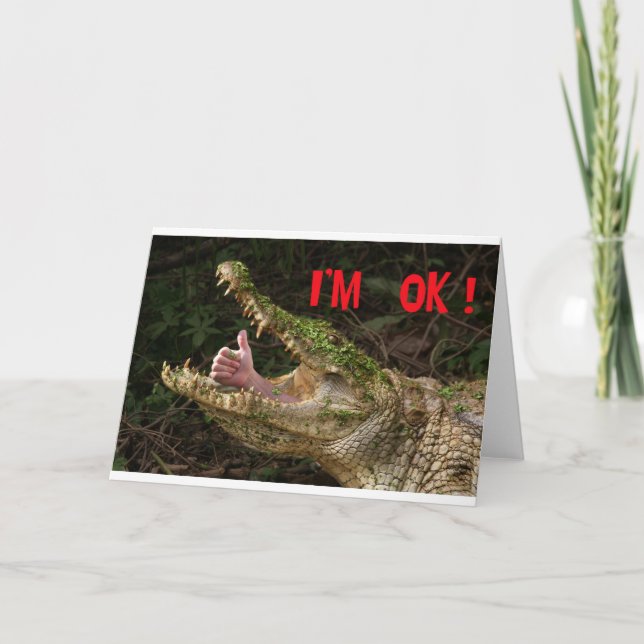 I'm ok ! card (Front)