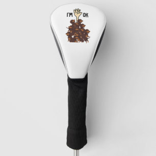 I'm Ok Funny Dachshund Dog Pet Owner Golf Head Cover