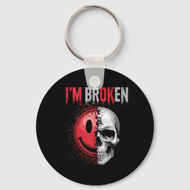 Im Ok Im Broken Keychain (Front)