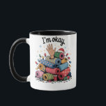 I'm Okay Funny Quilting Christmas Lovers Mug<br><div class="desc">Im Oky Quilt,  Quilting Humour Christmas,  Quilter Inside Joke,  Festive Sewing Meme,  Crafty Holiday Shirt,  Funny Quilt Block,  OKY Quilt Lover,  Cozy Christmas Craft,  Quilting Community Gift,  Holiday Maker Humour</div>