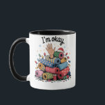 I'm Okay Funny Quilting Christmas Lovers Mug<br><div class="desc">Im Oky Quilt,  Quilting Humour Christmas,  Quilter Inside Joke,  Festive Sewing Meme,  Crafty Holiday Shirt,  Funny Quilt Block,  OKY Quilt Lover,  Cozy Christmas Craft,  Quilting Community Gift,  Holiday Maker Humour</div>