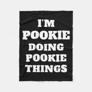 I'm Okie Doing Okie Things Aesthetic Slang Viral G Fleece Blanket