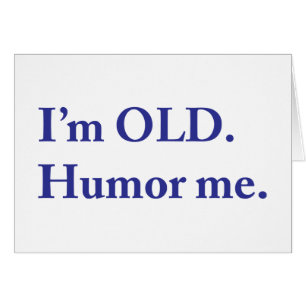 I'm OLD. Humour me.
