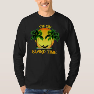 Im On 1sland Time Aloha Hawaii Beach Tropical 1sla T-Shirt