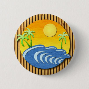 I'm On Island Time 2 Inch Round Button
